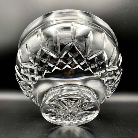 Waterford Crystal Lismore Footed Bowl 10” 8-LB Punch Bowl MSRP-$525 UNUSED EXLNT - Picture 6 of 16
